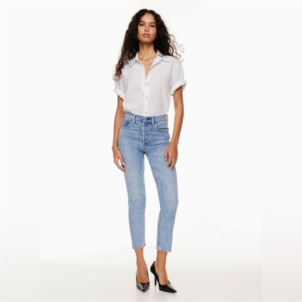 Denim Forum The Yoko High Rise Slim 26 Length